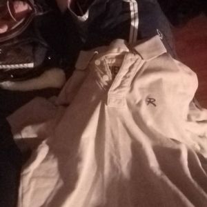 Large grey ruehl 925 collard shirt